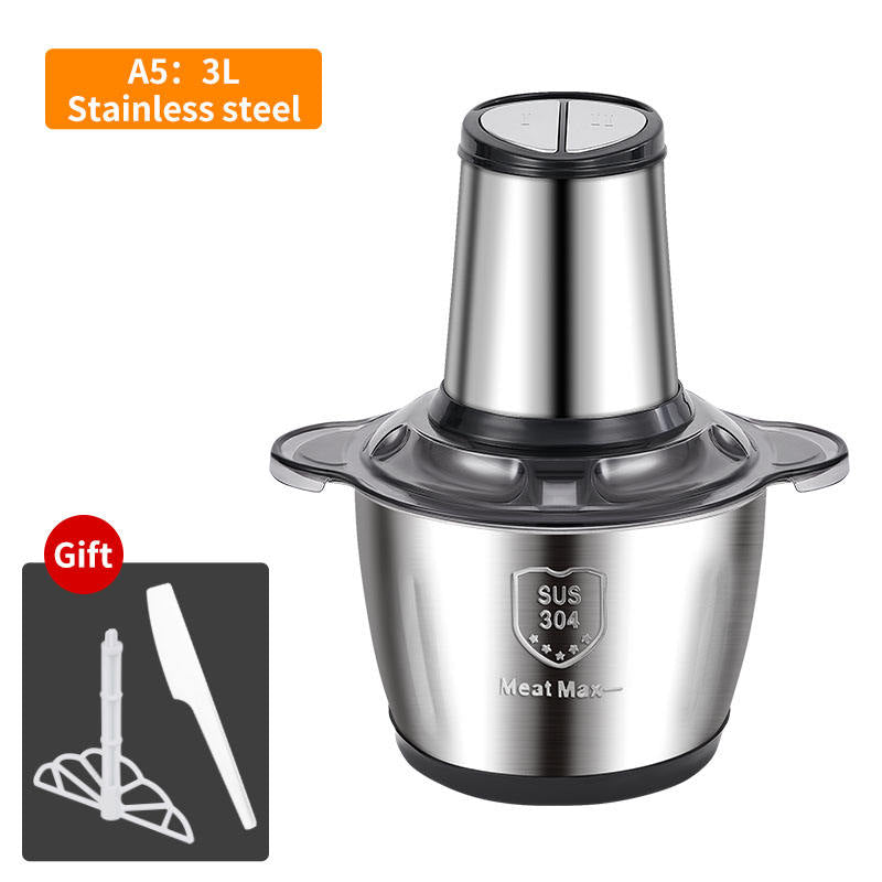 Electric Meat Chopper Stainless Steel Machine 3 Litres